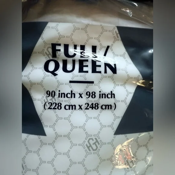 Hotel Grand White Down Comforter 650 Fill Power Classic Solid Queen Elegant Set